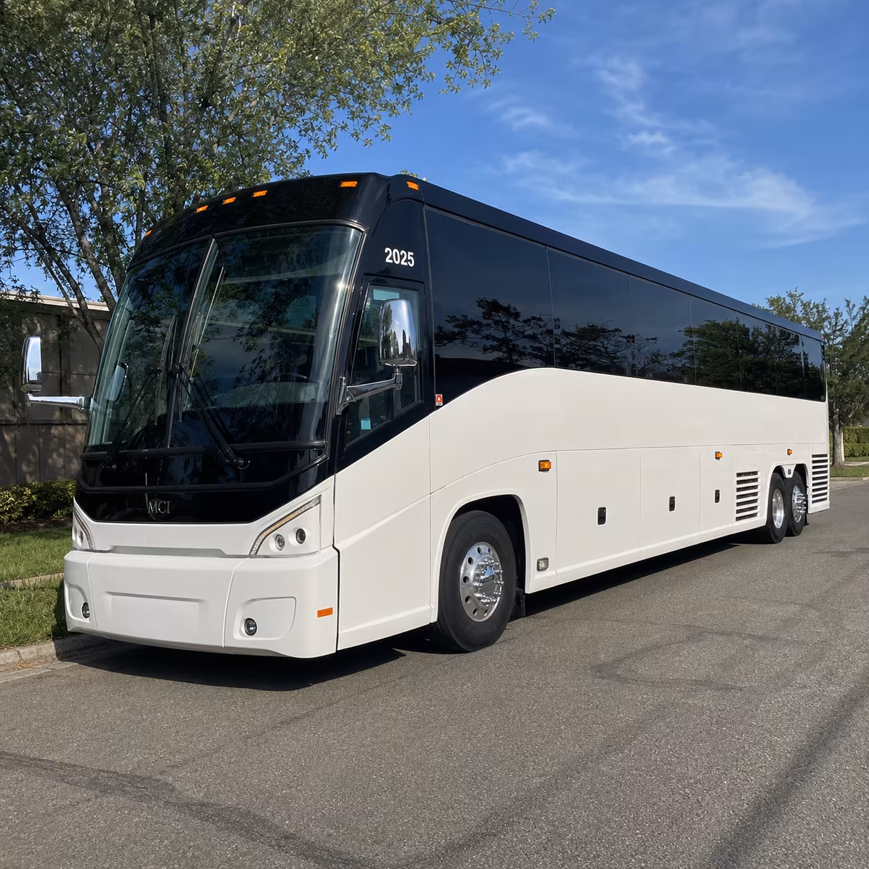 richmond charter bus rental exterior