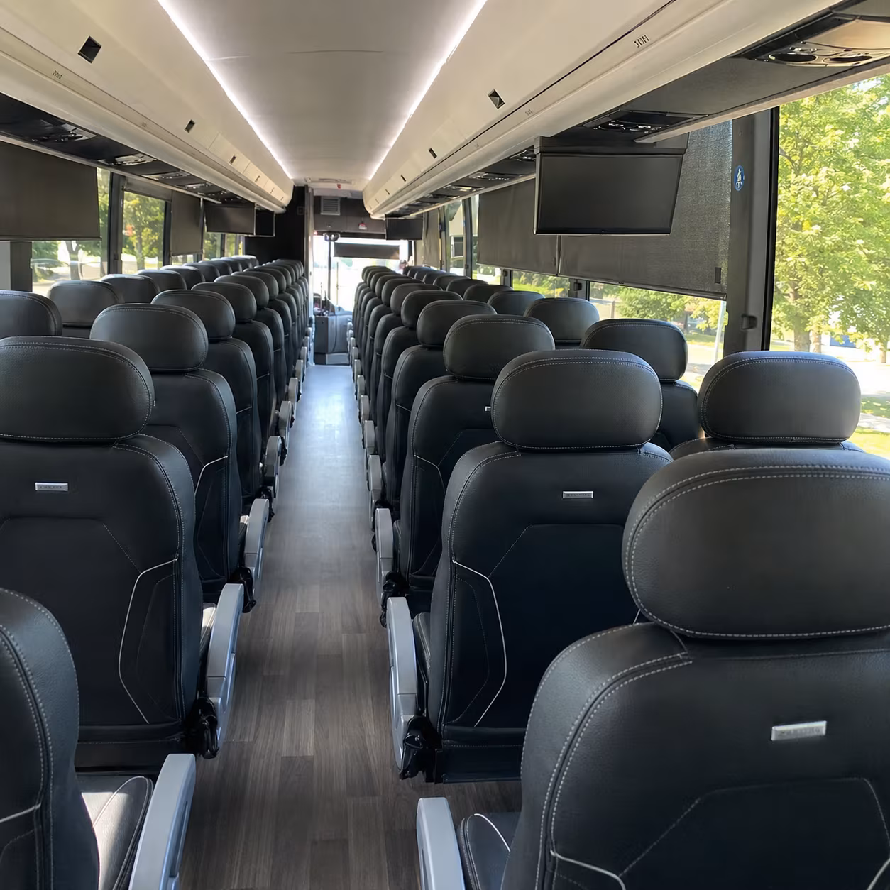 virginia beach charter bus rental inside